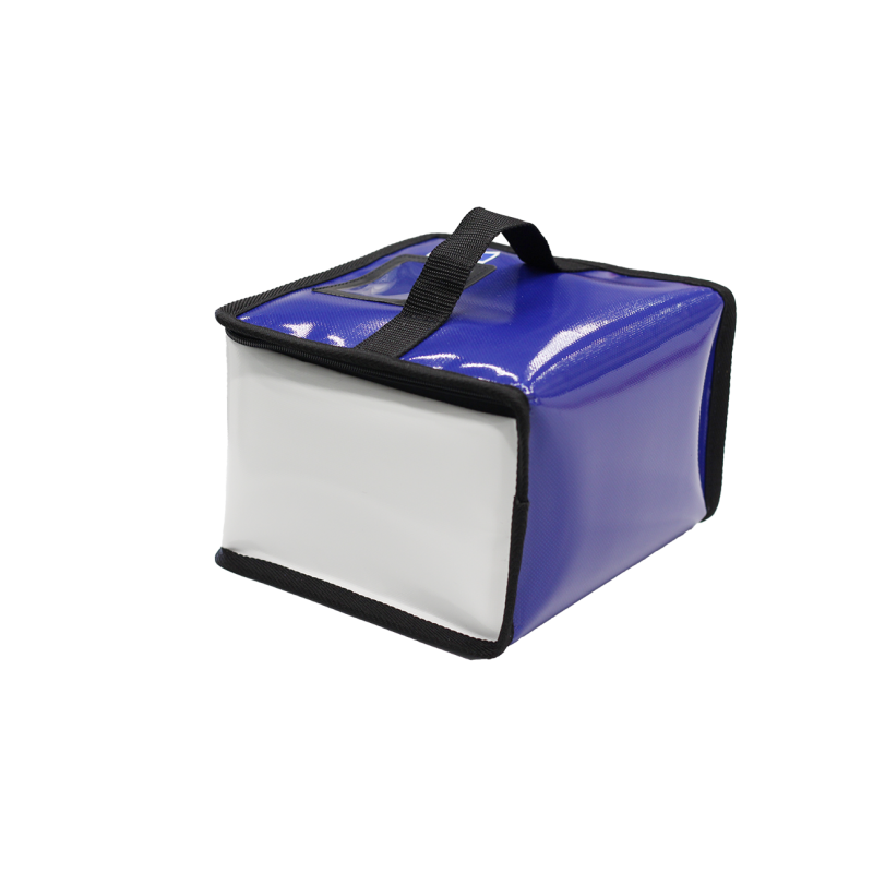Sacoche isotherme | Lunch box - Bleu & Blanc