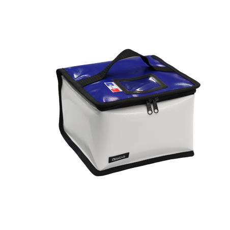Sacoche isotherme | Lunch box - Bleu & Blanc