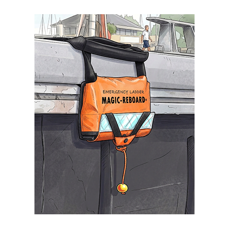 Magic-Reboard® ponton - échelle de secours pour les ports et marinas
