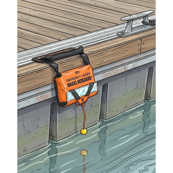 Magic-Reboard® Pontoon – Emergency Ladder for Harbours and Marinas