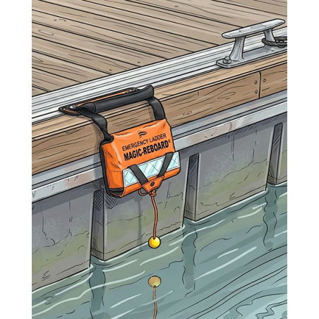 Magic-Reboard® Pontoon – Emergency Ladder for Harbours and Marinas