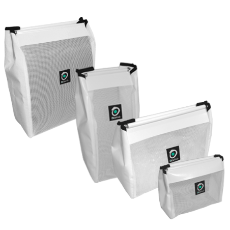 Outils Océans Bayabout self-closing rope bags in various sizes for sailing yachts