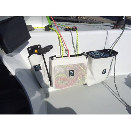 Winch handle storage