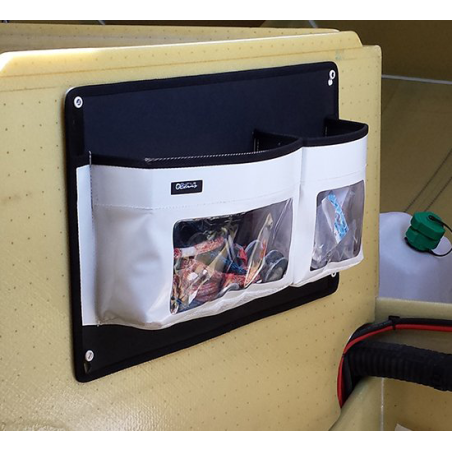 Double-compartment windowed storage pocket | Marine Storage | Outils Océans