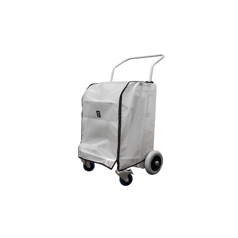 Folding hand truck with double shelf