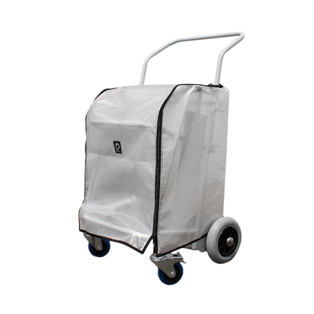 Folding hand truck with double shelf