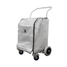 Folding hand truck with double shelf