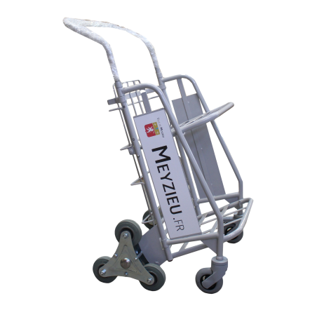 Folding hand truck with double shelf