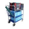 High-capacity mail distribution/collection trolley