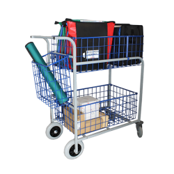 Chariot distribution/collecte du courrier grande capacité