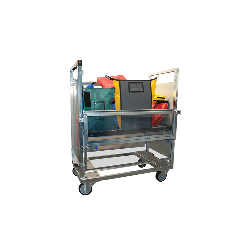 Self-lifting base trolley