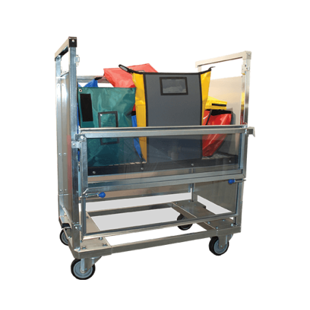 Self-lifting base trolley