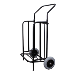 Folding hand truck for 2 A4 stacks