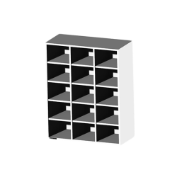 Meuble de 15 cases