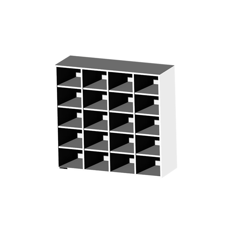 20-compartment cabinet