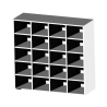 20-compartment cabinet