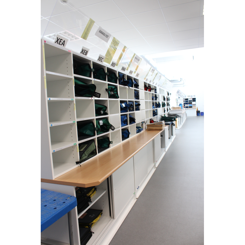 Stand for 10-compartment cabinet