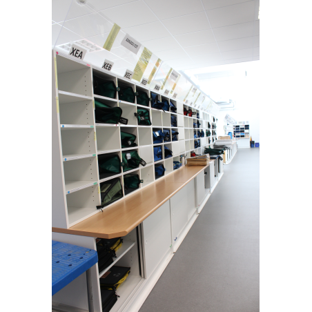 Stand for 10-compartment cabinet