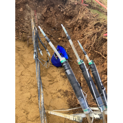 Electrical waste collection bucket