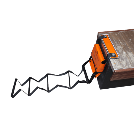 Pontoon emergency ladder