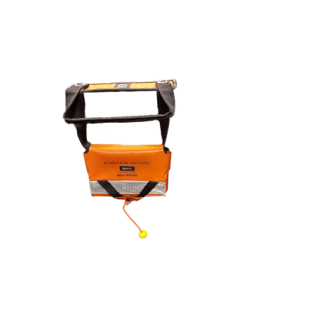 Pontoon emergency ladder