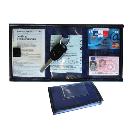 Pouch for vehicle keys and documents