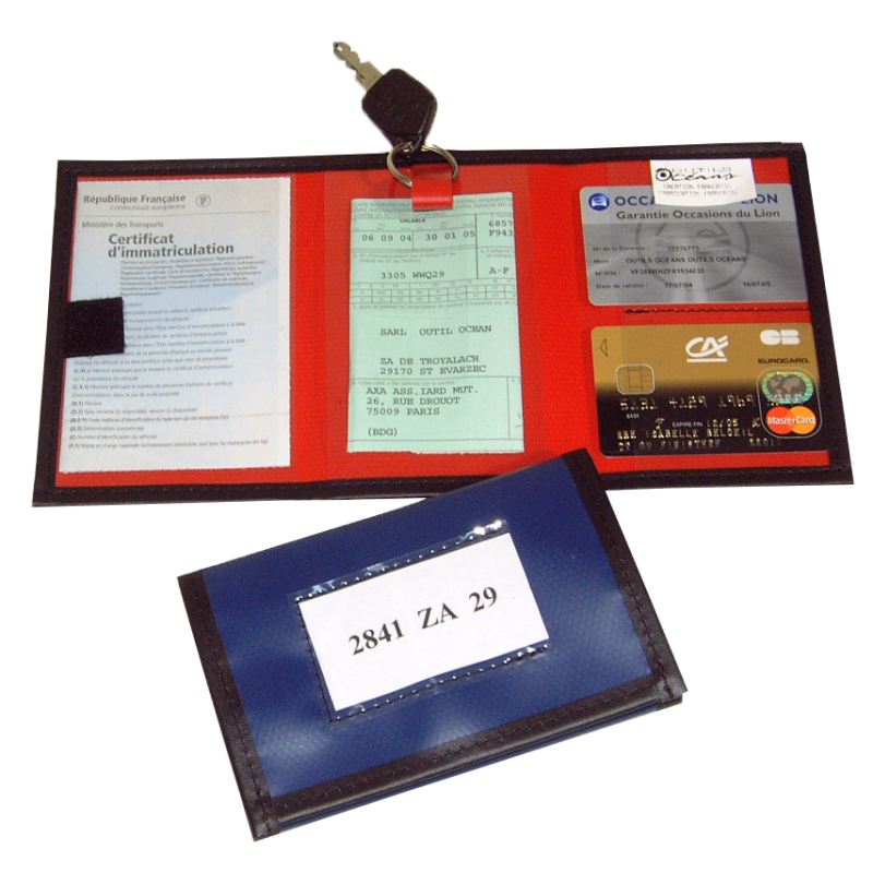 Pouch for vehicle keys and documents