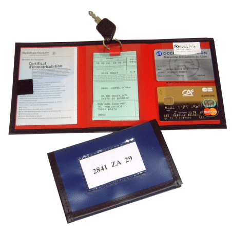 Pouch for vehicle keys and documents