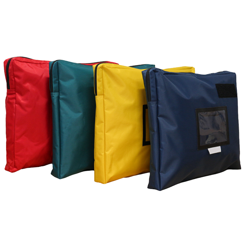 Pochette multi-usages ultra-robuste avec soufflet de 5 cm pour un volume optimisé - 4 couleurs au choix - Lot de 10