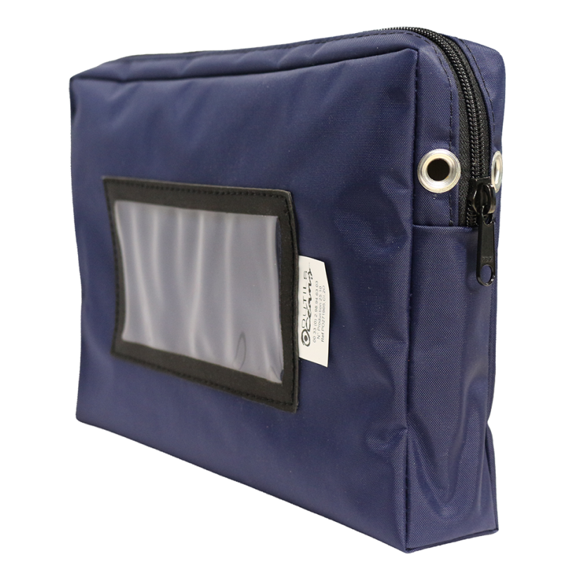 pochette souple à soufflet 5 cm - format A5 - Marine