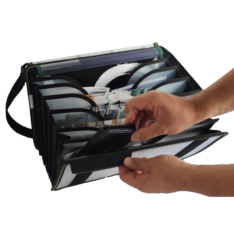 Porte-document trieur 10 compartiments