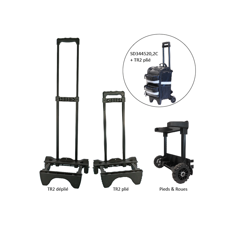 Trolley amovible pour sac à dos SD344520,2C