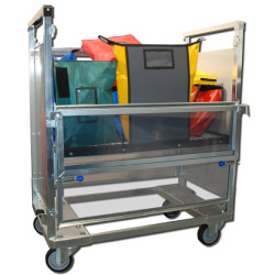 Chariots manutention à fond auto-élévateur