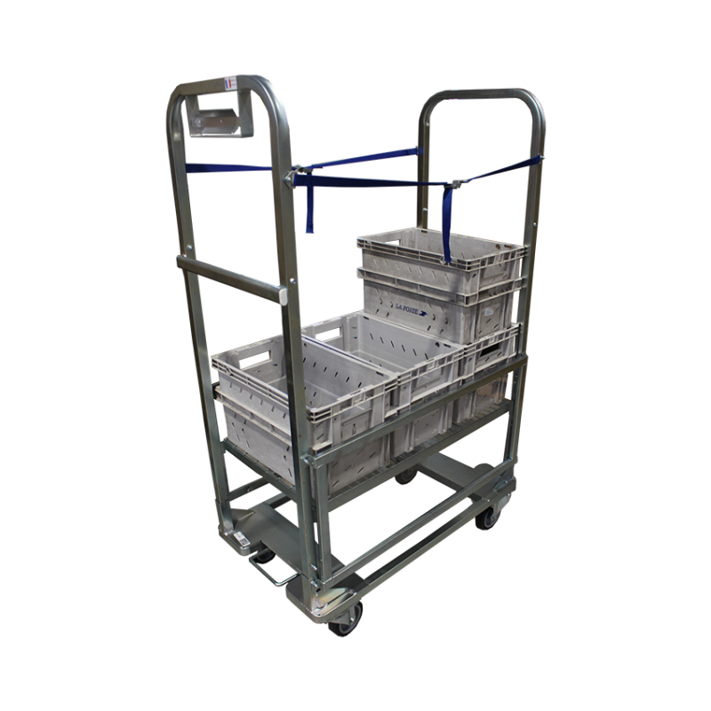 Chariots manutention à fond auto-élévateur