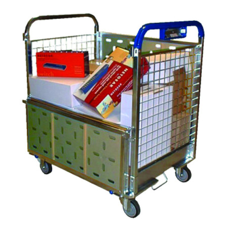 Chariots manutention à fond auto-élévateur