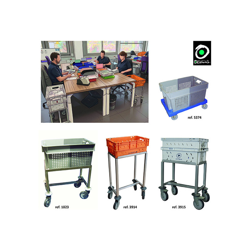 gamme chariot port bac Europe / Postal