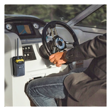 Handheld VHF Holder | No-Drill Marine Radio Mount | Outils Océans