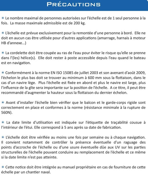 Proteger Les Personnes Remonter A Bord Precautions