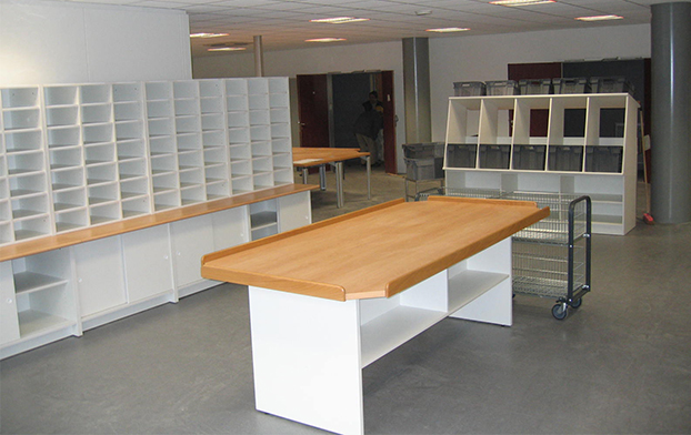 Table Ridelle Rangement Bois