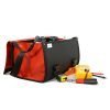 Sac CO2 Rouge ouvert avec outils